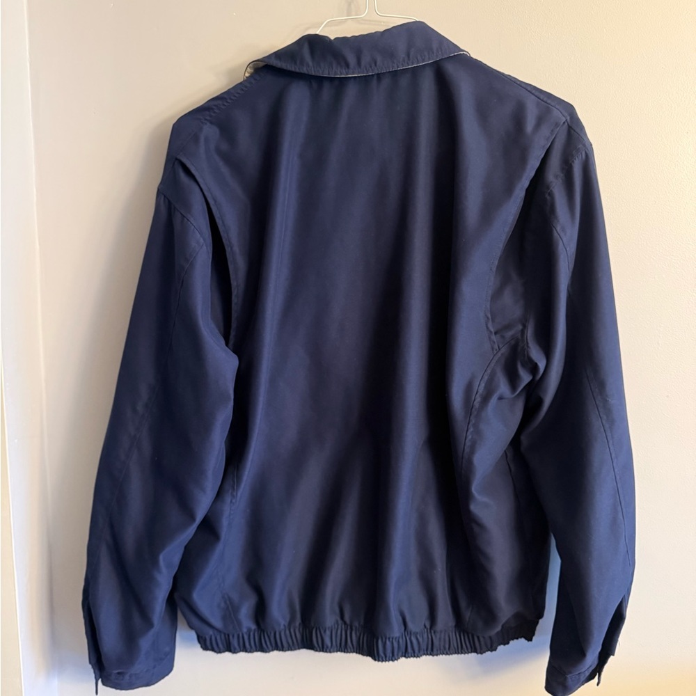 Vintage Guy Harvey Sailfish Fishing Jacket AFTCO Bluewater Navy Windbreaker - Picture 3 of 8